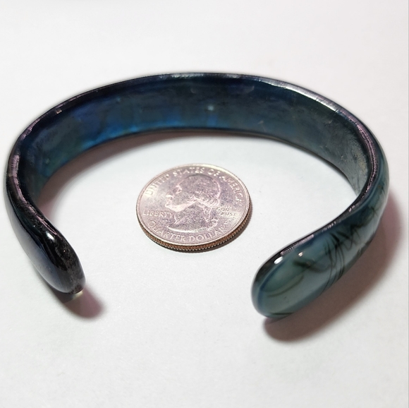 Stained Glass Mystic Night Cuff Fused Bracelet - Picture 7 of 9